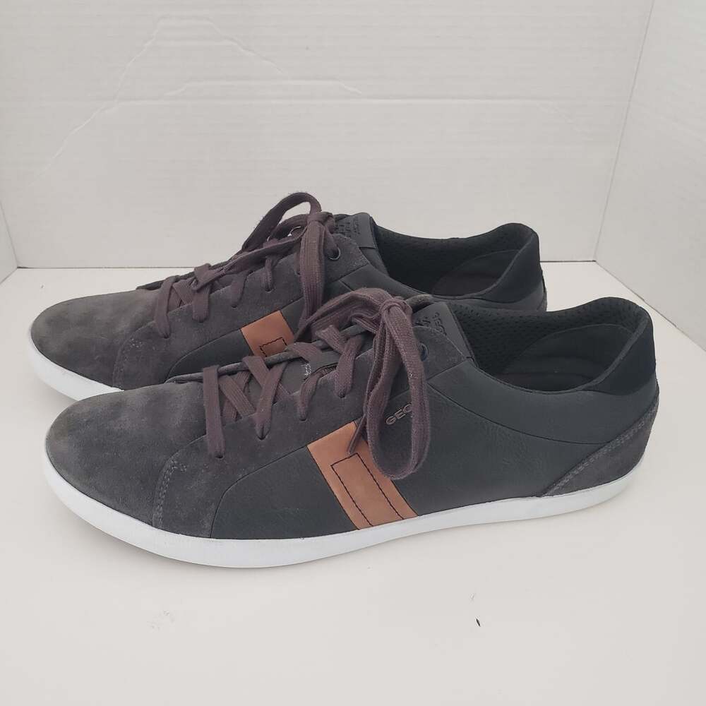 Geox Respira Suede Leather Driving Comfort Shoes EU 45 Sneakers US 12 Casual EUC